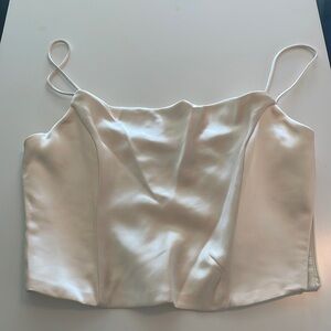 Zara cropped corset top